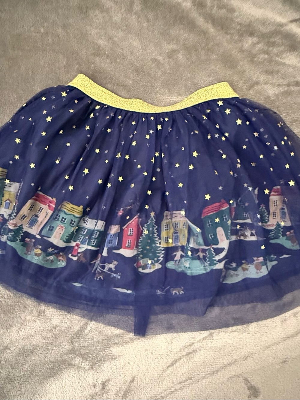 Mini Boden Holiday Tulle Skirt Girl Size 7/8 years